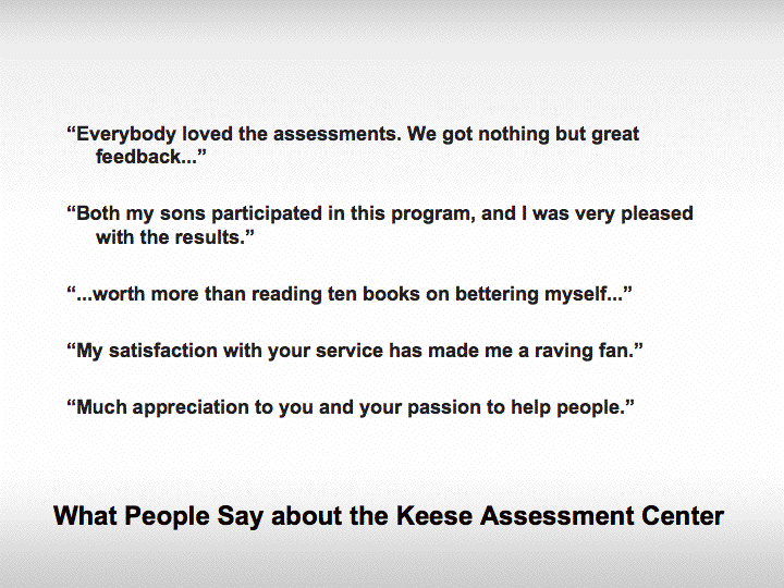Keese Assessment