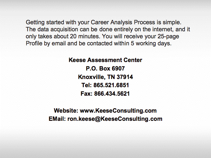 Keese Assessment